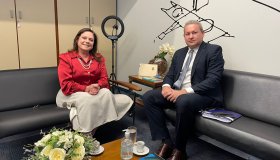 Relatora da PEC da Permuta recebe presidente da CONAMP